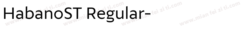 HabanoST Regular字体转换